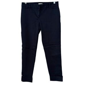 Van Heusen 4 Short Navy Stretch Cotton Ankle Pants Slim Fit Career Work Chino